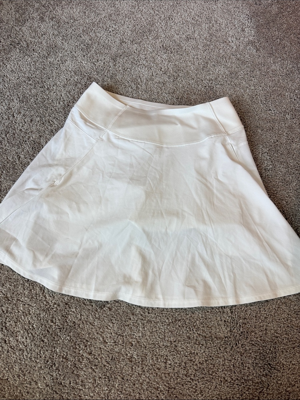Puma White Flared Tennis Skirt